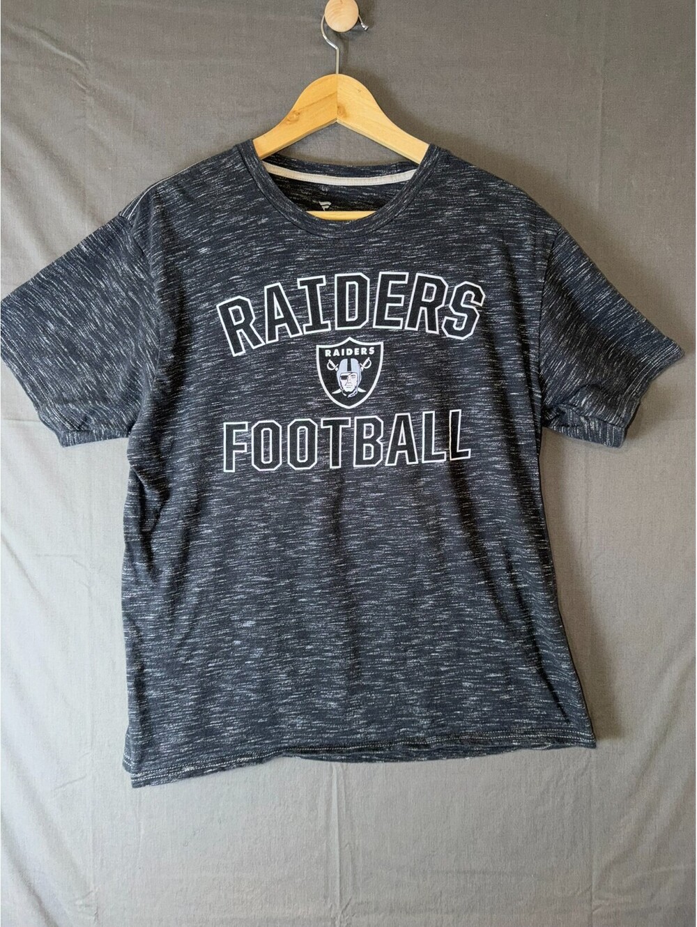 Fanatics Las Vegas Raiders Football T Shirt Mens Size Large BLK